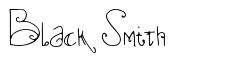 Black Smith шрифт
