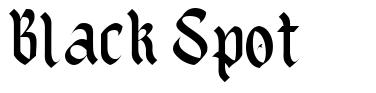 Black Spot font
