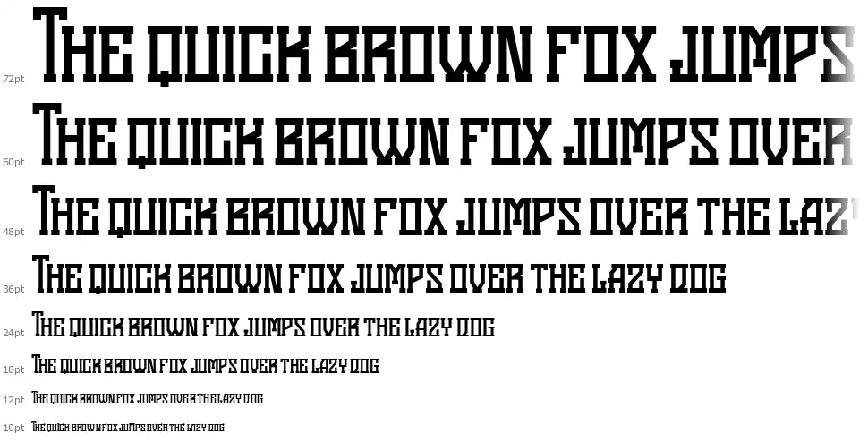 Black Squadfont waterfall