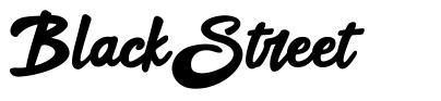 Black Street шрифт