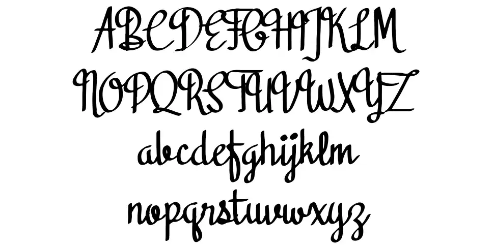 Black Sweetfont specimens