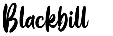 Blackbill font