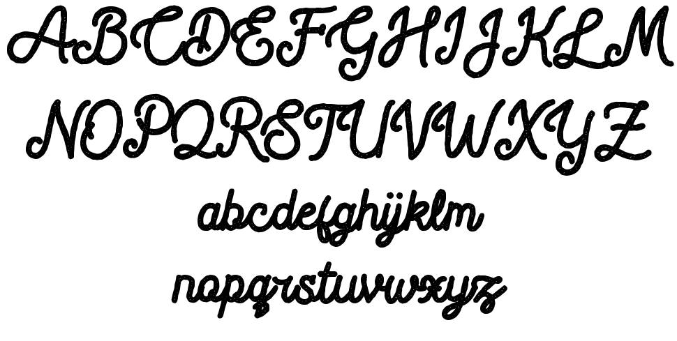 Blackcode Script font specimens