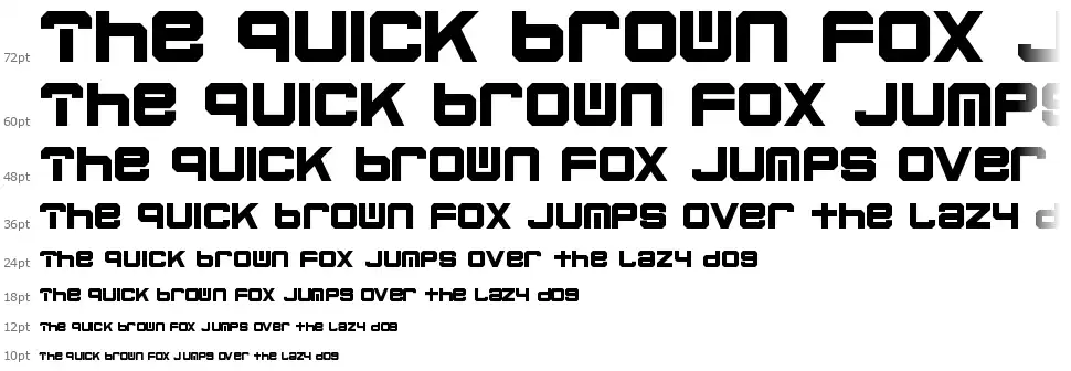 Blacked font Waterfall