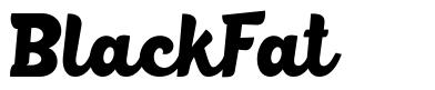 BlackFat font