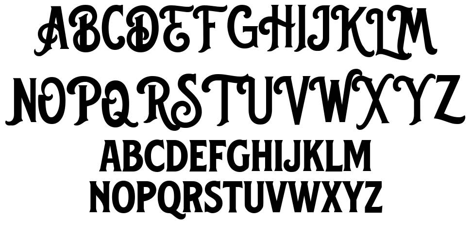 Blackford font Örnekler