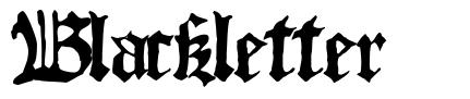 Blackletter шрифт