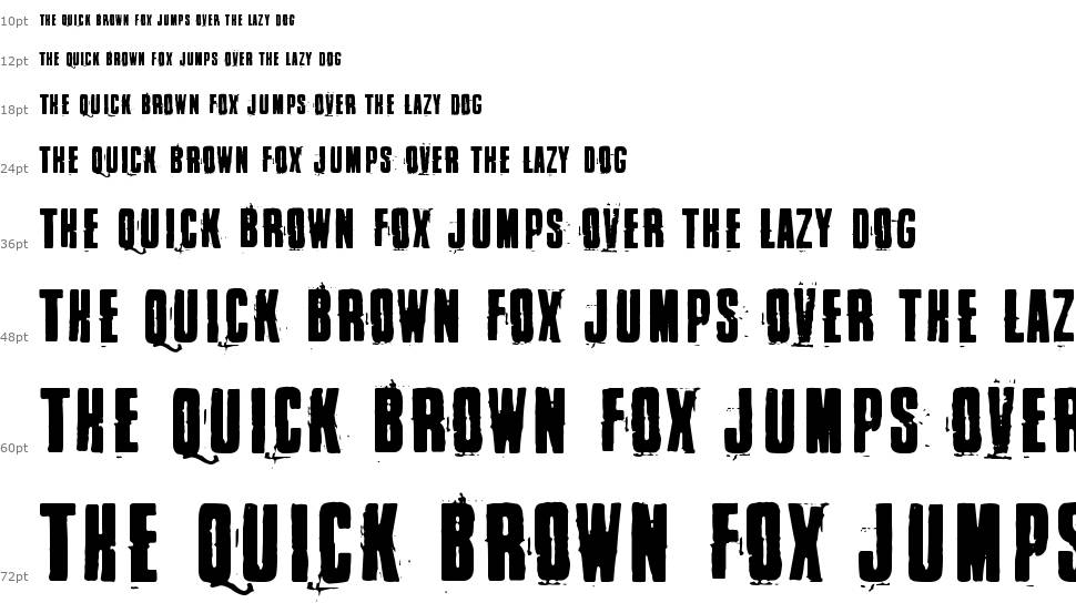 Blacklist font Waterfall