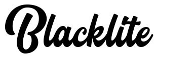 Blacklite font