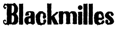 Blackmilles 字形
