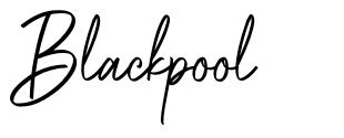 Blackpool czcionka