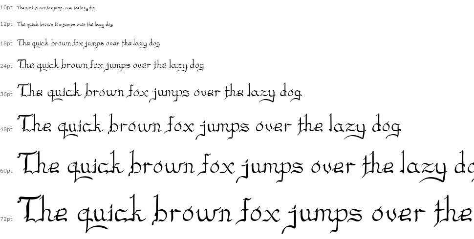 Blackscript font Şelale