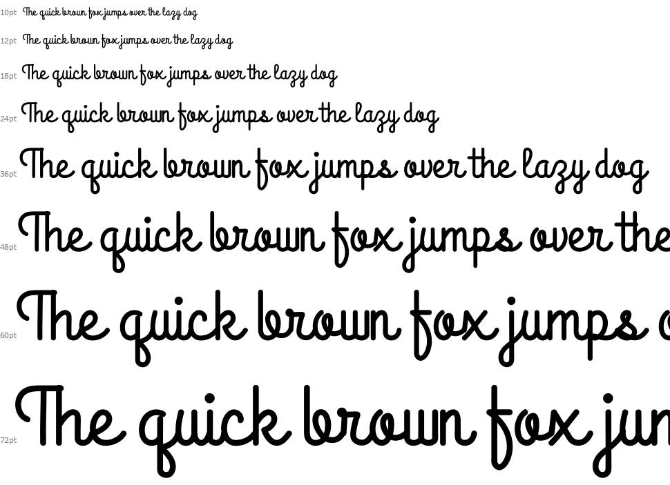 Blackscript Letter font Waterfall