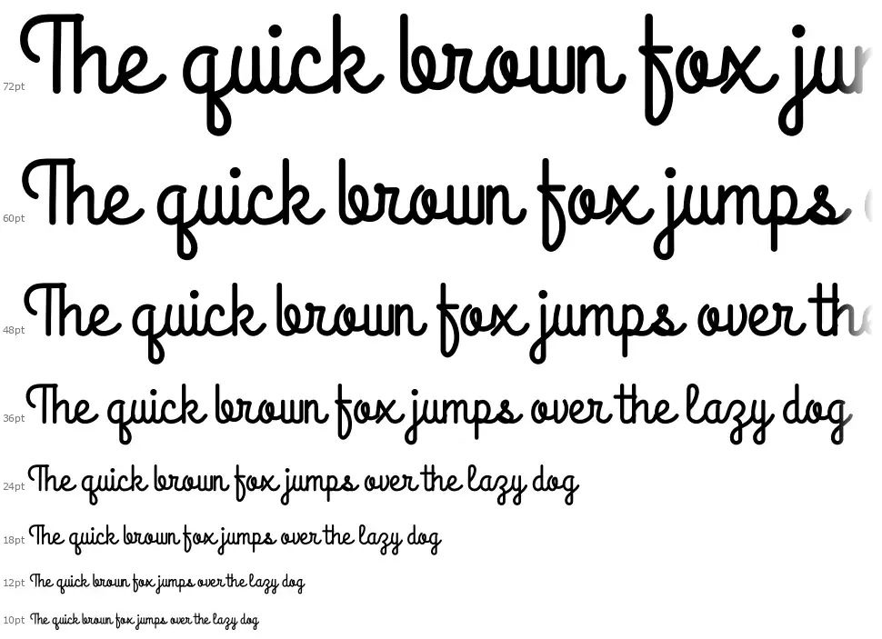 Blackscript Letter font Waterfall