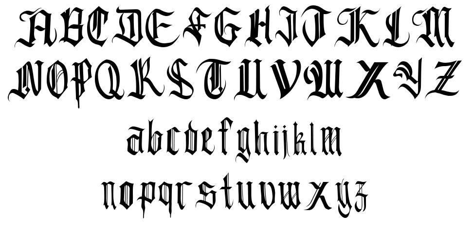 Blackshadow font