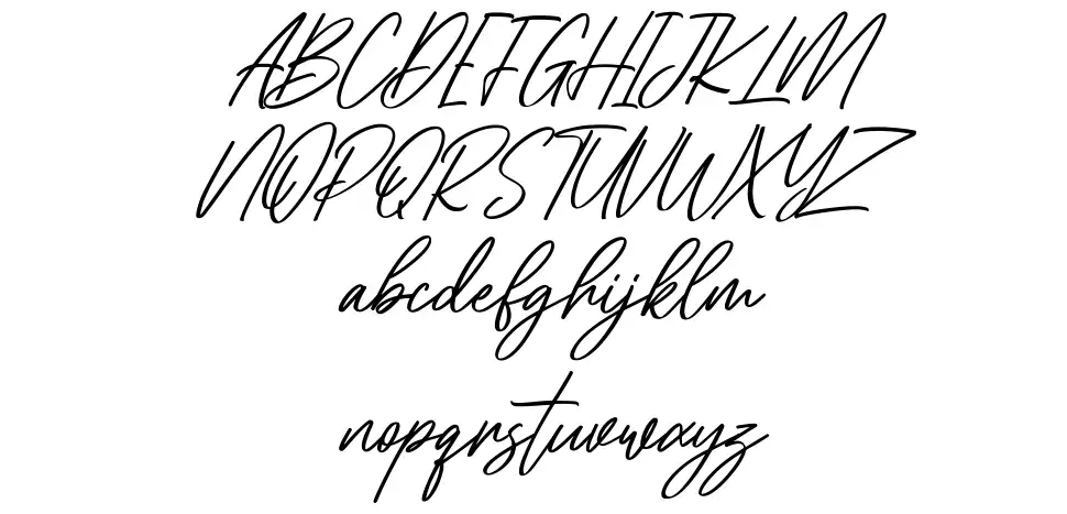 Blacksharks font specimens