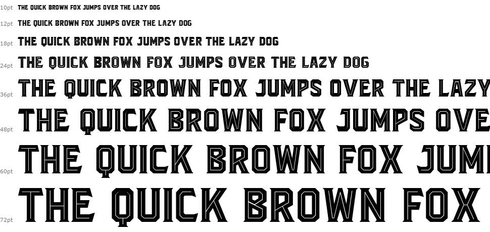Blacktroops Inline font Şelale