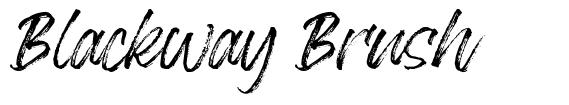 Blackway Brush шрифт