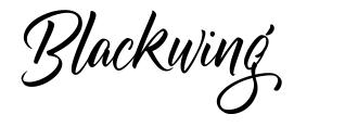Blackwing font