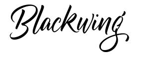 Blackwing schriftart