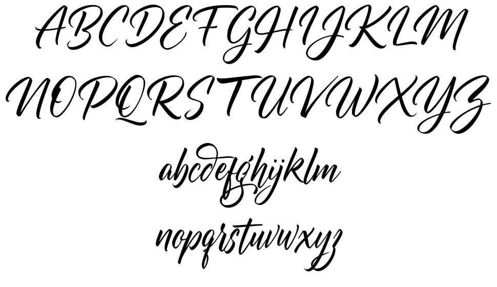 Blackwing schriftart vorschau