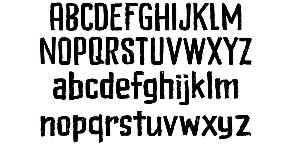 Bladesmith font Örnekler