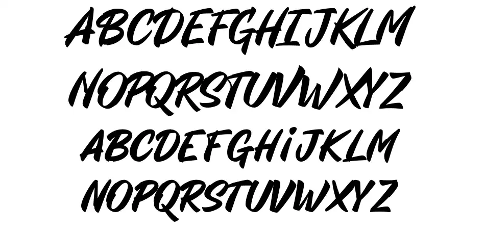 Blahfont specimens