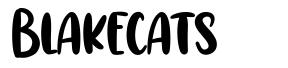 Blakecats font