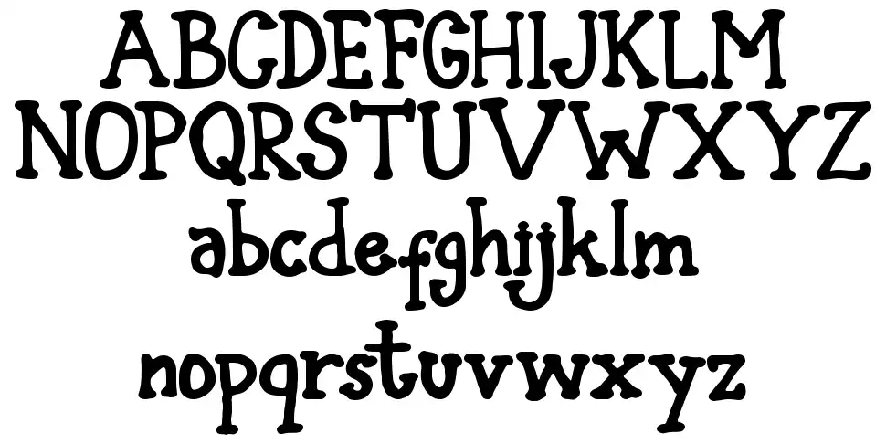 Blank Type Nolfont specimens