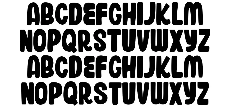 Blankboardfont specimens