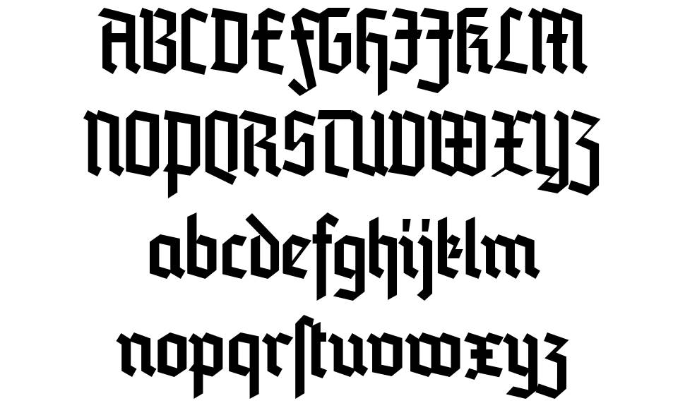 Blankenburg フォント 標本