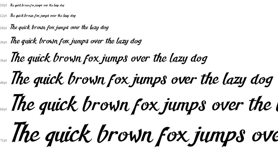 Blankeny Script font Şelale