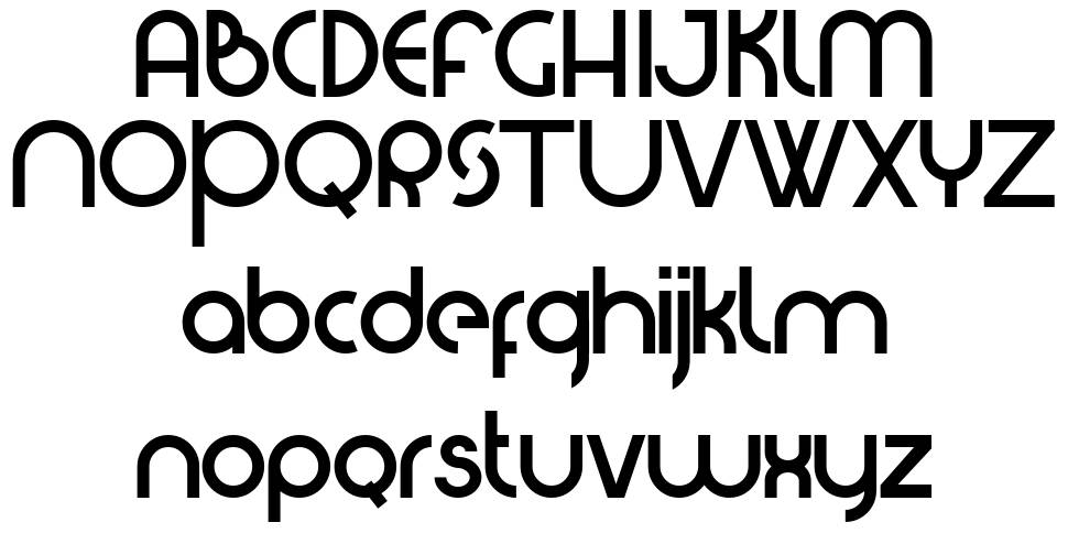 Blanquotey font Örnekler