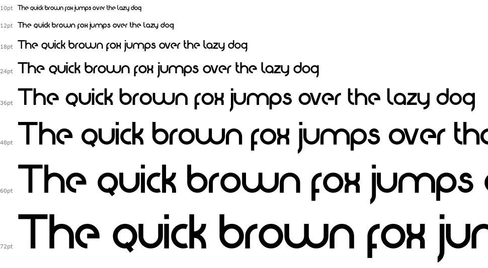 Blanquotey font Waterfall