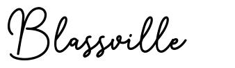Blassville шрифт