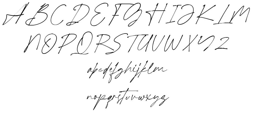 Blastmith font specimens