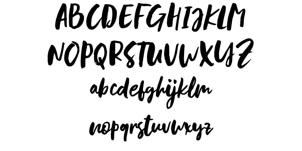 Blastpink Script font specimens