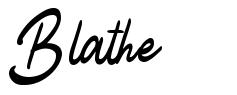 Blathe font