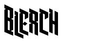 Bleach шрифт