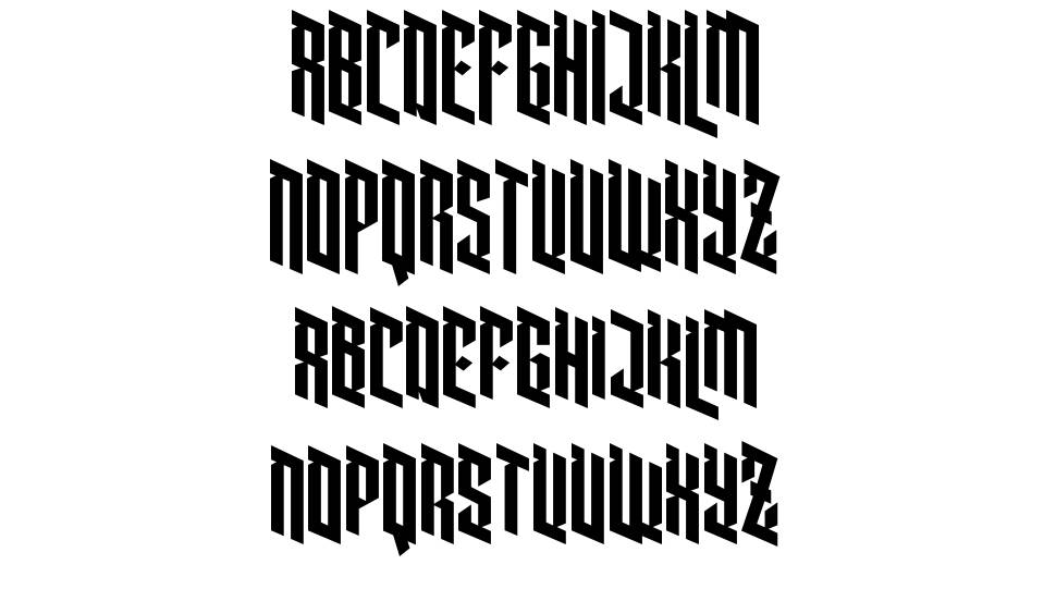Bleach font specimens