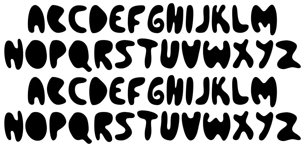 Bleeding Heartfont specimens