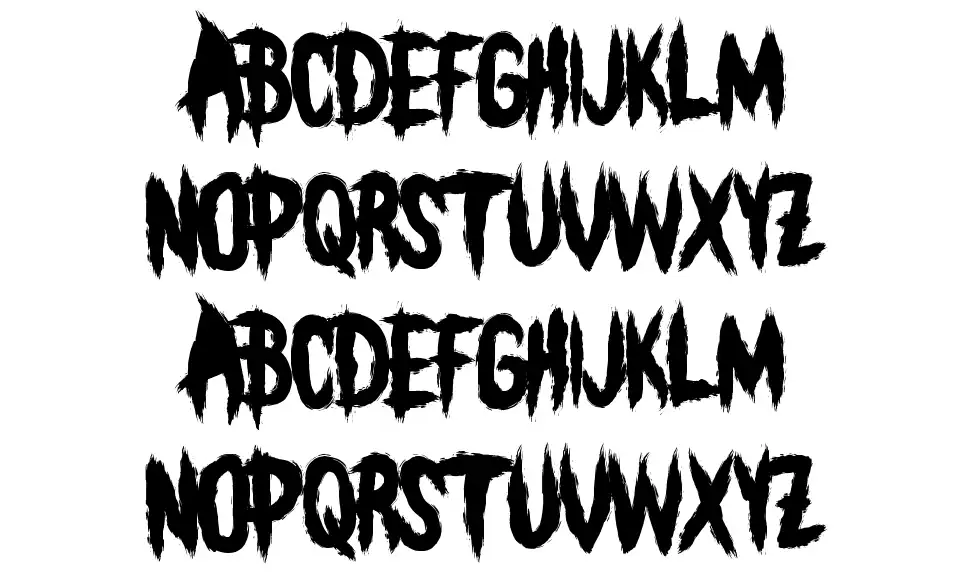 Bleeechfont specimens