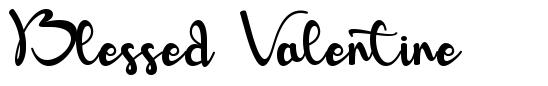 Blessed Valentine font