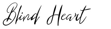 Blind Heart font