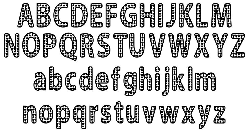 Blinger schriftart vorschau