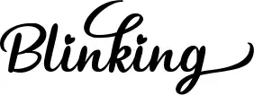 Blinking font