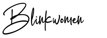 Blinkwomen font
