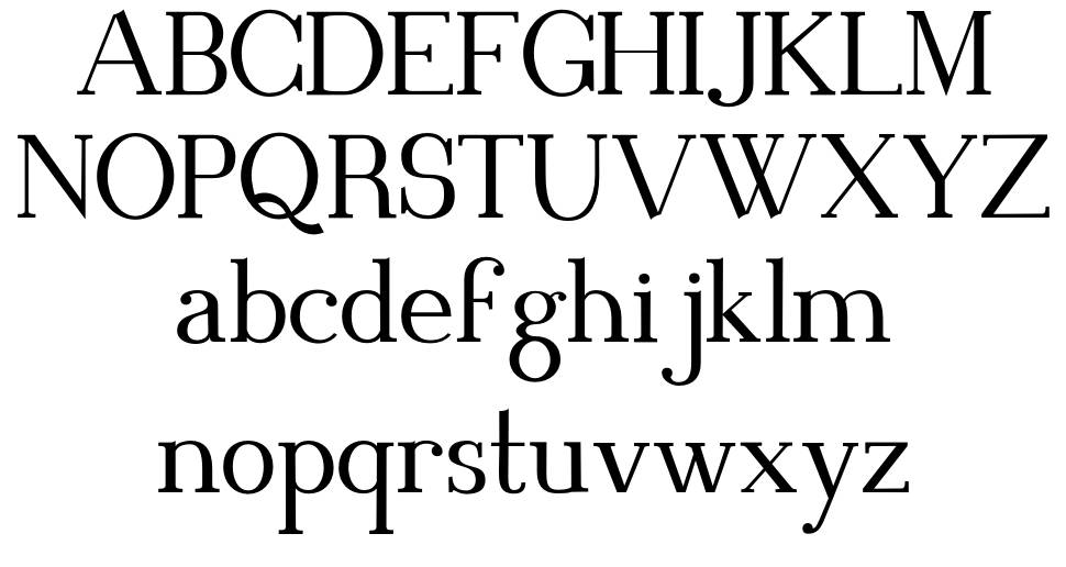 Blithedale Serif font Örnekler