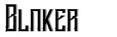 Blnker шрифт
