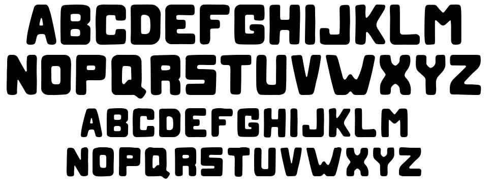 Blobb font specimens